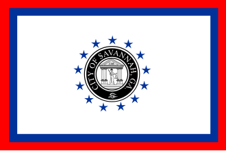 Flag of Savannah, Georgia